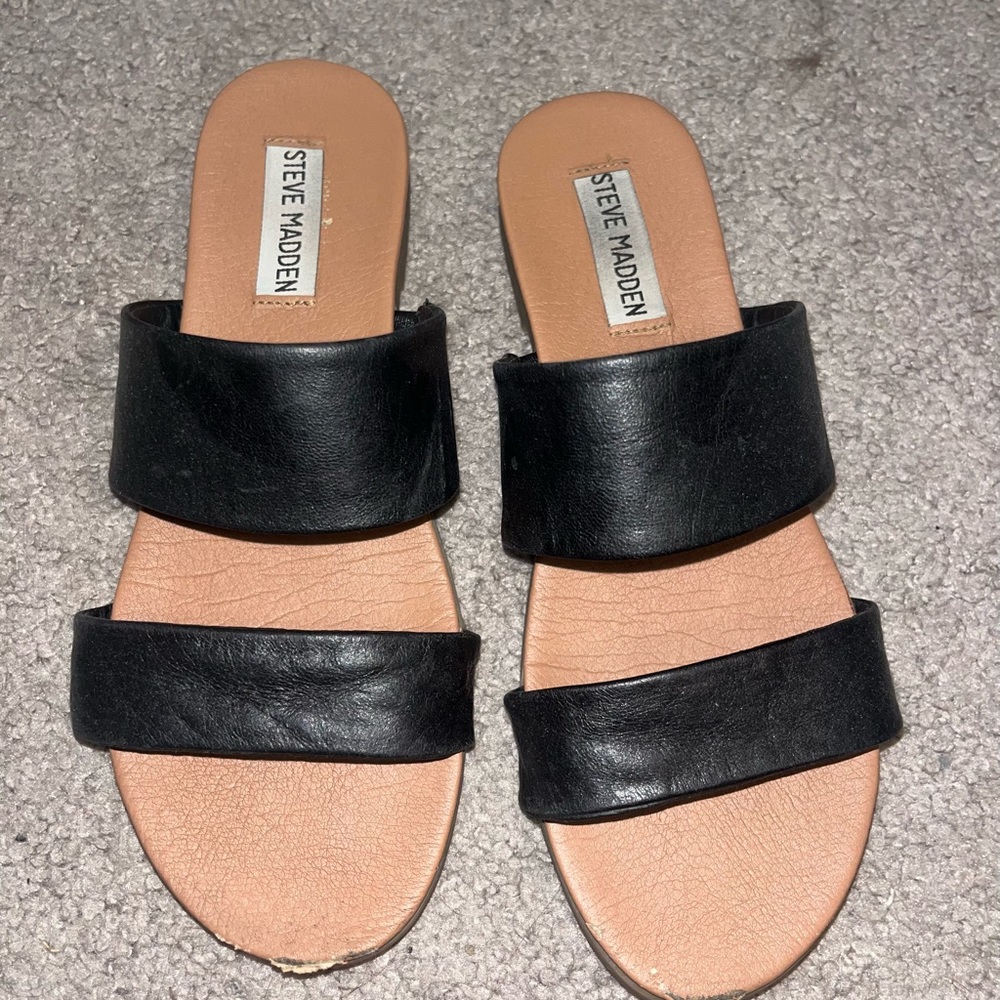 Steve Madden Double Strap Flats